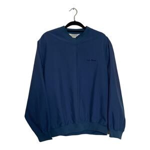 L.L. Bean men vintage blue pull over sweater size M